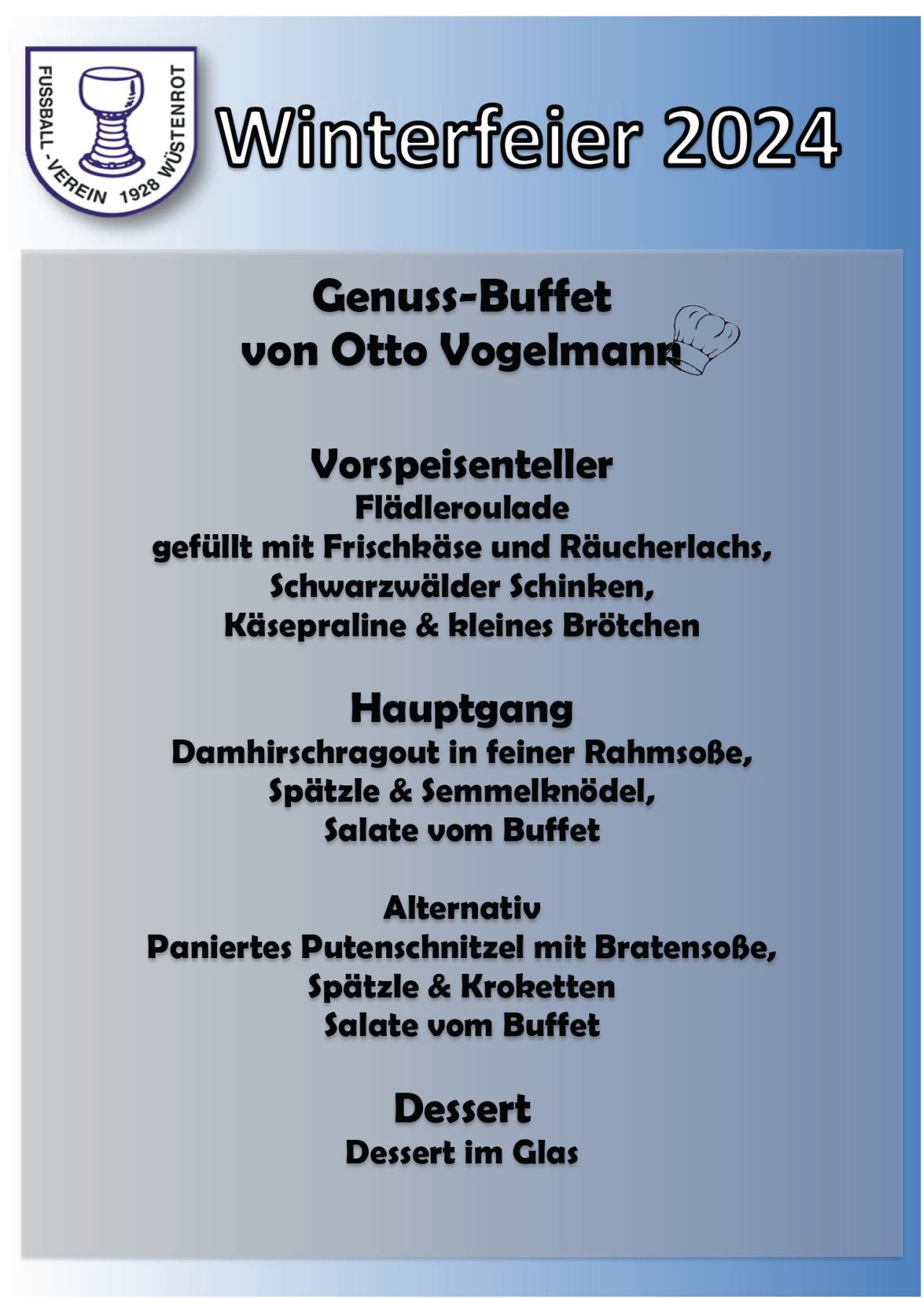 Winterfeier Buffet 2024